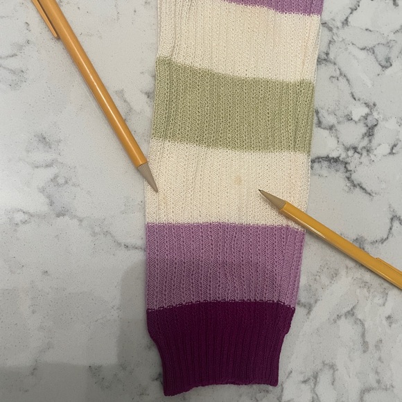 St John Sport 3 Season Knit Color Block Zip Front Hoodie Cardigan Sweater S - Picture 6 of 6